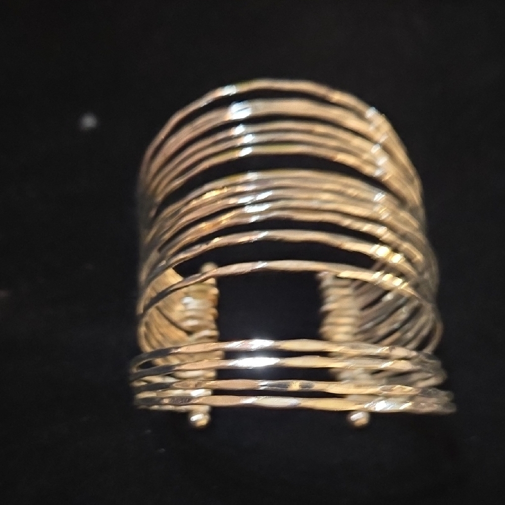Silver-Tone Cuff Bracelet